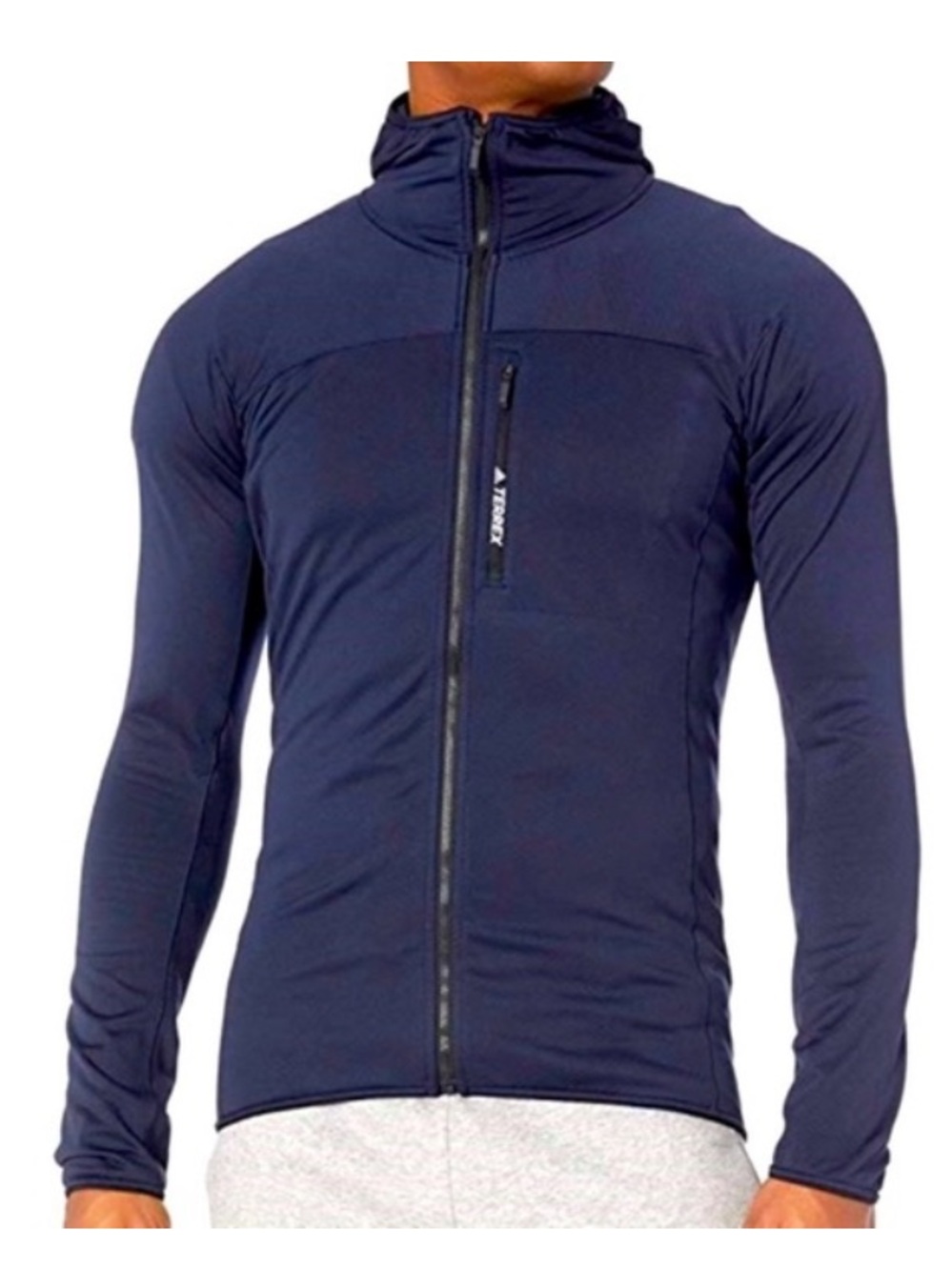 NWT Adidas Men’s Terrex Tracerocker Full Zip Hooded Jacket - Picture 8 of 9